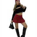 gonna con balza ampia e arricciata twinkle